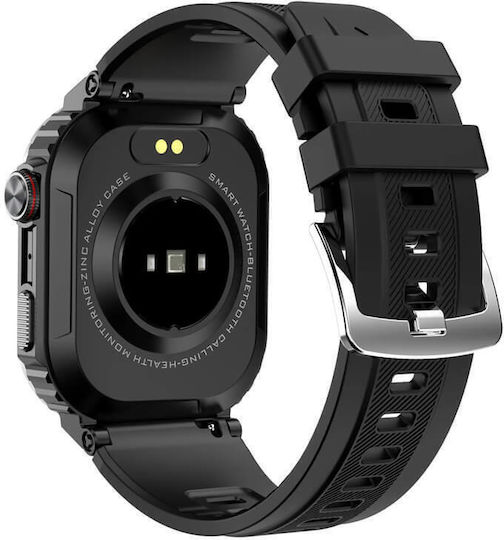 Microwear TK25 Smartwatch με Παλμογράφο (Green Camo)