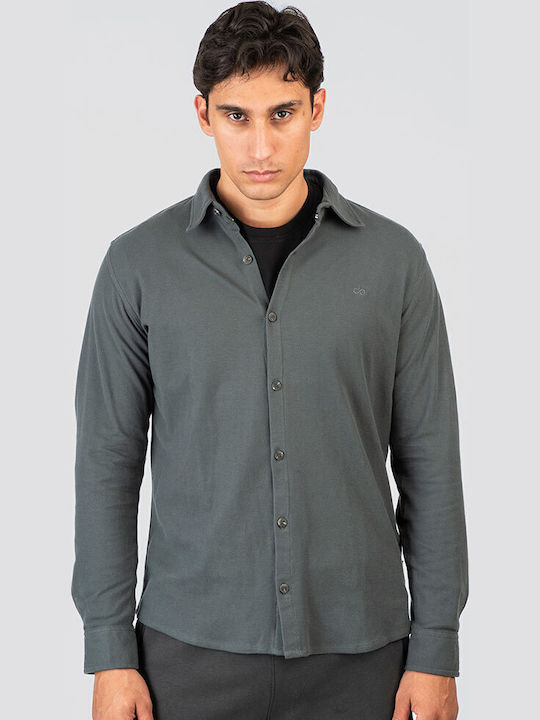 Long-sleeved Shirt Petrol