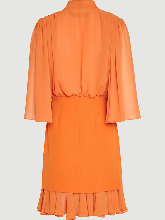 Summer Mini Dress Orange