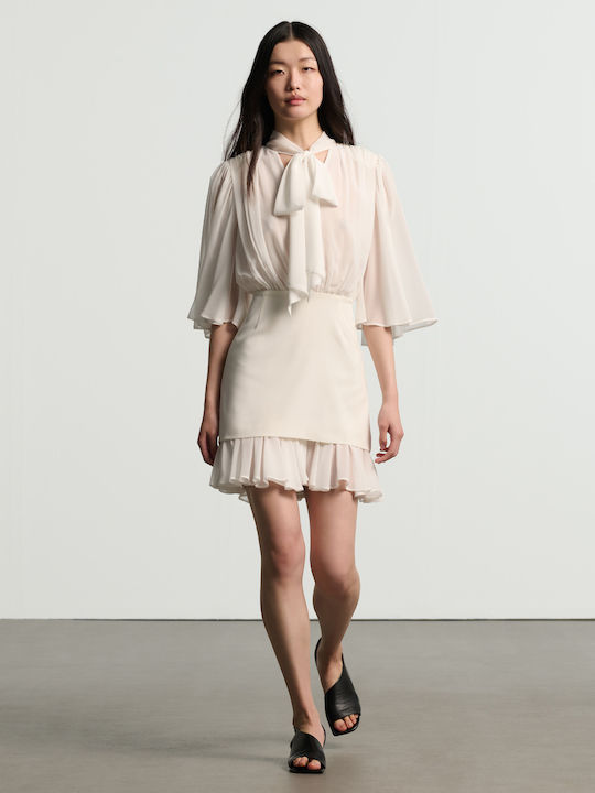 Mini Dress for Wedding / Christening White