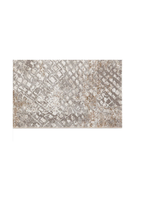 Ns Carpets Teppich Rund Synthetisch,Polyester/Cotton/Leather Cream Gold