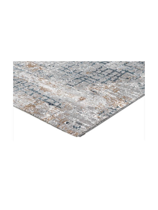 Ns Carpets Χαλί Φ100cm Grey Navy
