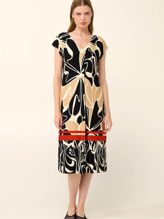 Sommer Damenkleid Schwarz