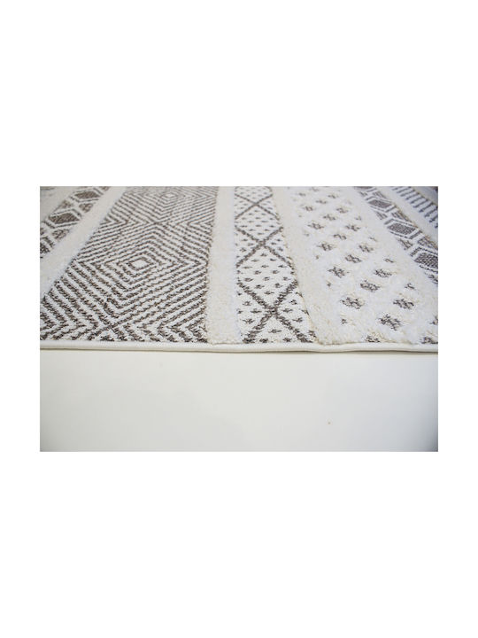 Balsan Monet-s Urban Modern Bedroom Rugs Set Brown Cream P621341 3pcs