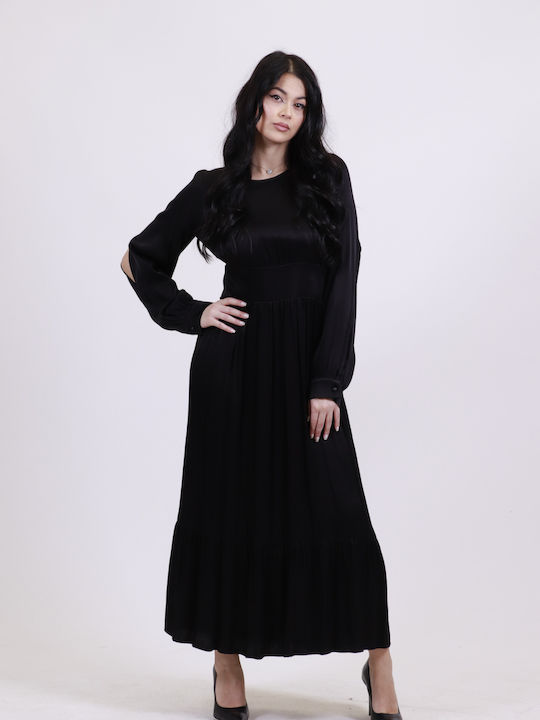 Maxi Dress for Wedding - Christening Black
