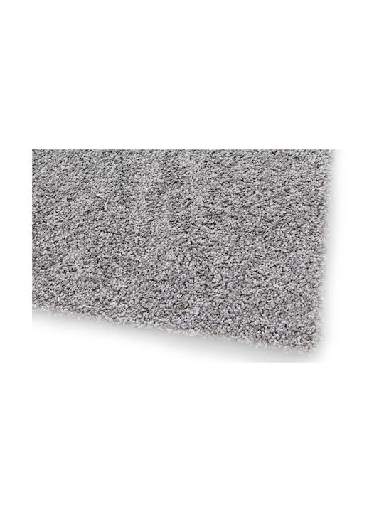 Decostar Dolce-r 71181-060 Teppich Rund Synthetisch,Polyester/Cotton/Leather Gray