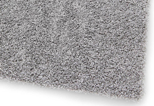 Decostar Dolce-r 71181-060 Teppich Rund Synthetisch,Polyester/Cotton/Leather Gray