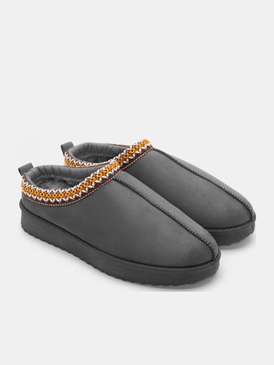 Closed Women's Slippers Gray