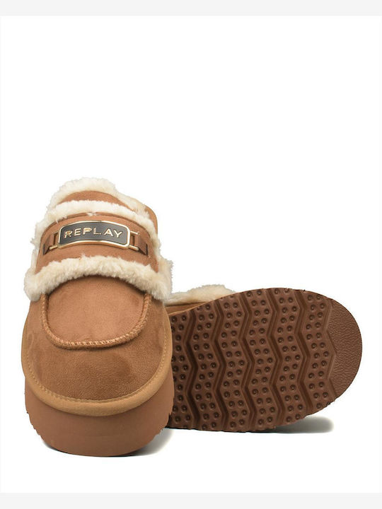 Winter Women's Slippers Brown