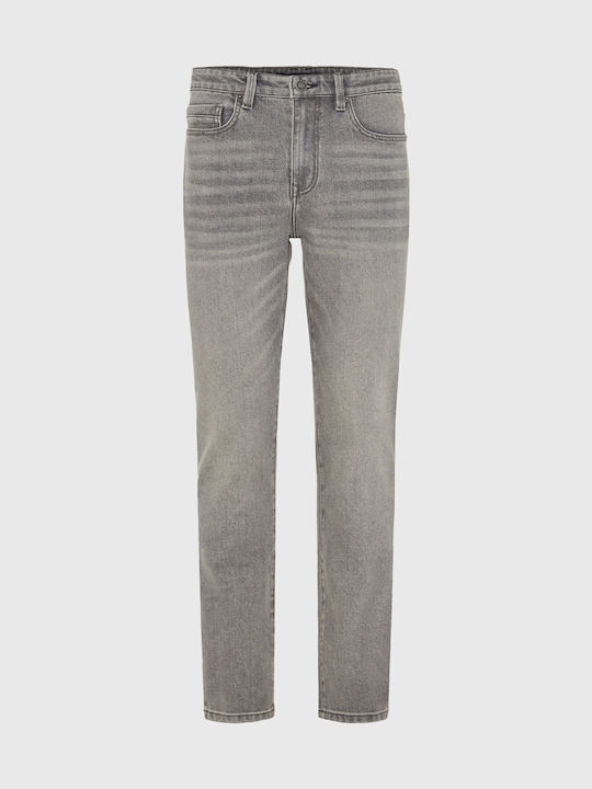 Men's Jeans Pants with Loose Tapered Fit Washed