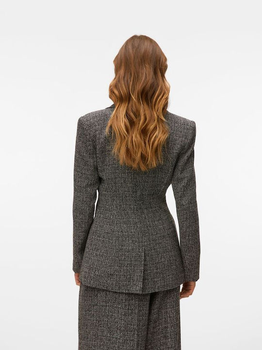 Vero Moda Γυναικείο Σακάκι Black Salt And Pepper