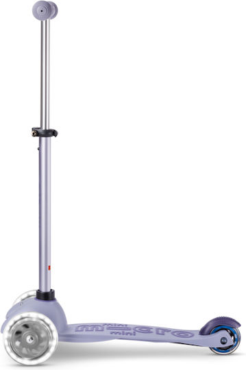 Micro Kids Scooter Mini Deluxe Rock & Go 3-Wheel with Seat Παστέλ Λιλά