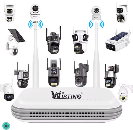 NVR WiFi 8 Καναλιών Taggo 8MP 4K Ανίχνευση Προσώπου H.265