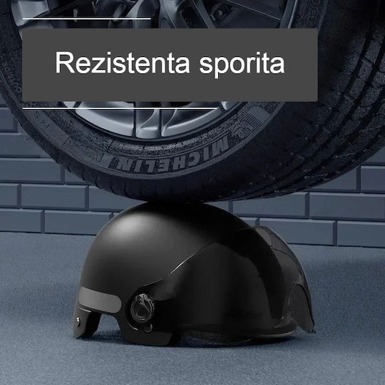 FIXATO Cască Pentru Scuter Electric Universal în Culoare Neagră