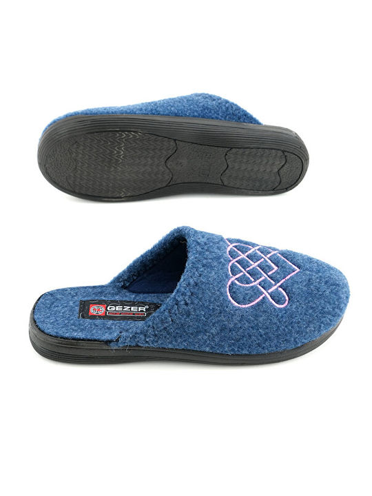 Winter Women's Slippers Blue