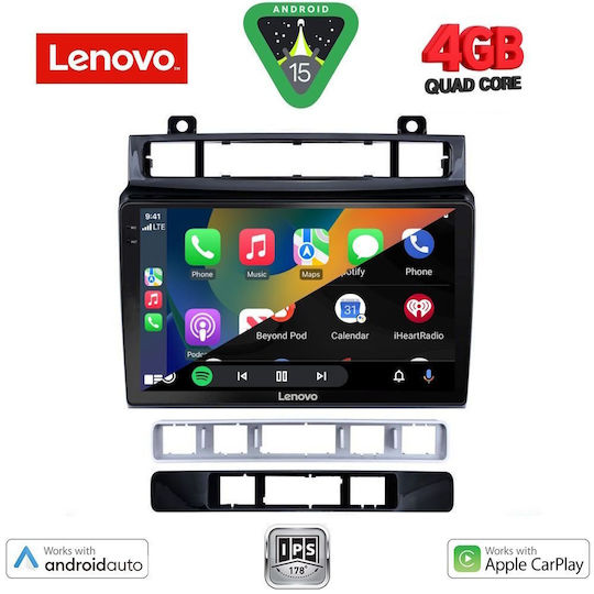 Lenovo Car Audio System for Volkswagen Touareg 2011-2018 (Bluetooth/USB/AUX/WiFi/GPS/Apple-Carplay/Android-Auto) with Touch Screen 9"