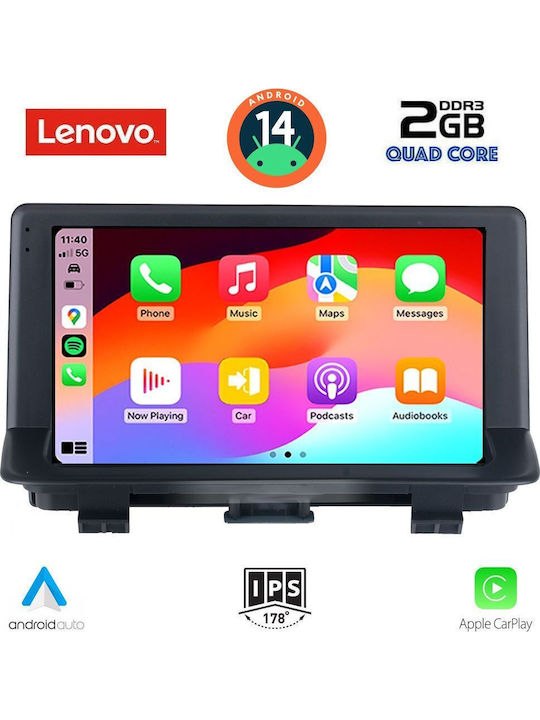 Lenovo Car Audio System for Audi Q3 2012-2018 (Bluetooth/USB/AUX/WiFi/GPS/Apple-Carplay/Android-Auto) with Touch Screen 9"