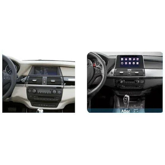 Lenovo Ηχοσύστημα Αυτοκινήτου για BMW X5 (E70) / X6 (E71) 2006-2009 (Bluetooth/USB/AUX/WiFi/GPS/Apple-Carplay/Android-Auto) με Οθόνη Αφής 9"