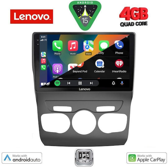 Lenovo Ηχοσύστημα Αυτοκινήτου για Citroen C4 / DS4 2011-2018 (Bluetooth/USB/AUX/WiFi/GPS/Apple-Carplay/Android-Auto) με Οθόνη Αφής 10"