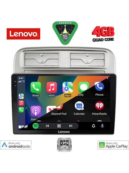 Lenovo Автомобилна Аудио Система (Блутут/USB/AUX/WiFi/GPS/Apple-Carplay/Android-Auto) с Тъчскрийн 9"