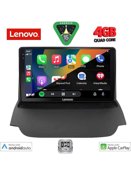 Lenovo Car Audio System for Ford EcoSport 2012-2018 (Bluetooth/USB/AUX/WiFi/GPS/Apple-Carplay/Android-Auto) with Touch Screen 9"