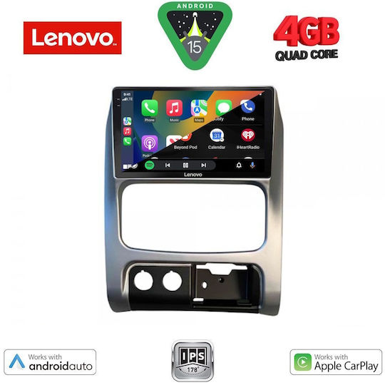 Lenovo Ηχοσύστημα Αυτοκινήτου για Jeep Cherokee / Liberty 2002-2007 (Bluetooth/USB/AUX/WiFi/GPS/Apple-Carplay/Android-Auto) με Οθόνη Αφής 9"