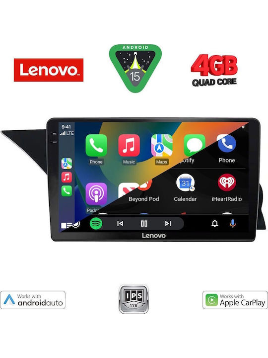 Lenovo Car Audio System for Mercedes-Benz GLK 2013-2017 (Bluetooth/USB/AUX/WiFi/GPS/Apple-Carplay/Android-Auto) with Touch Screen 9"