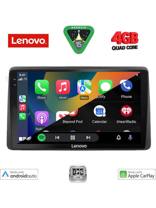 Lenovo Auto-Audiosystem für Nissan Navara 1998-2004 (Bluetooth/USB/AUX/WiFi/GPS/Apple-Carplay/Android-Auto) mit Touchscreen 10"