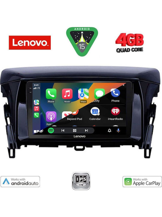 Lenovo Car Audio System for Mitsubishi Eclipse Cross 2018 (Bluetooth/USB/AUX/WiFi/GPS/Apple-Carplay/Android-Auto) with Touch Screen 9"