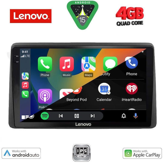 Lenovo Ηχοσύστημα Αυτοκινήτου για Nissan Juke 2021 (Bluetooth/USB/AUX/WiFi/GPS/Apple-Carplay/Android-Auto) με Οθόνη Αφής 10"
