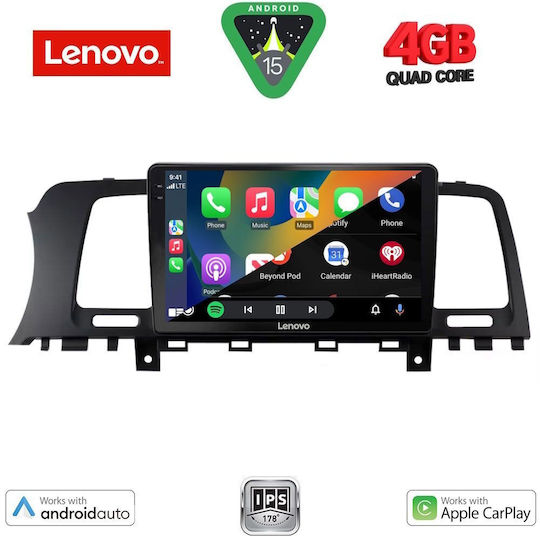 Lenovo Ηχοσύστημα Αυτοκινήτου για Nissan Murano 2007-2014 (Bluetooth/USB/AUX/WiFi/GPS/Apple-Carplay/Android-Auto) με Οθόνη Αφής 9"