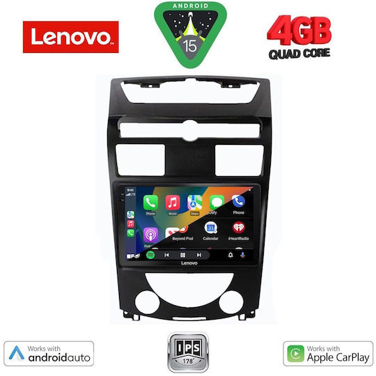 Lenovo Car Audio System for Ssangyong Rexton 2006-2015 (Bluetooth/USB/AUX/WiFi/GPS/Apple-Carplay/Android-Auto) with Touch Screen 10"