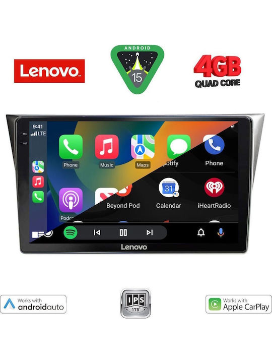 Lenovo Auto-Audiosystem für Subaru Impreza 2002-2008 (Bluetooth/USB/AUX/WiFi/GPS/Apple-Carplay/Android-Auto) mit Touchscreen 9"