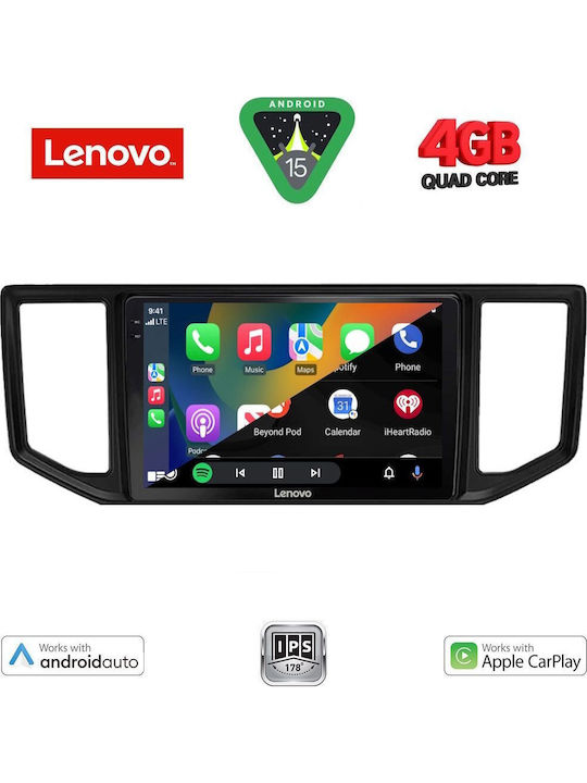 Lenovo Car Audio System for Volkswagen Crafter 2017 (Bluetooth/USB/AUX/WiFi/GPS/Apple-Carplay/Android-Auto) with Touch Screen 10"