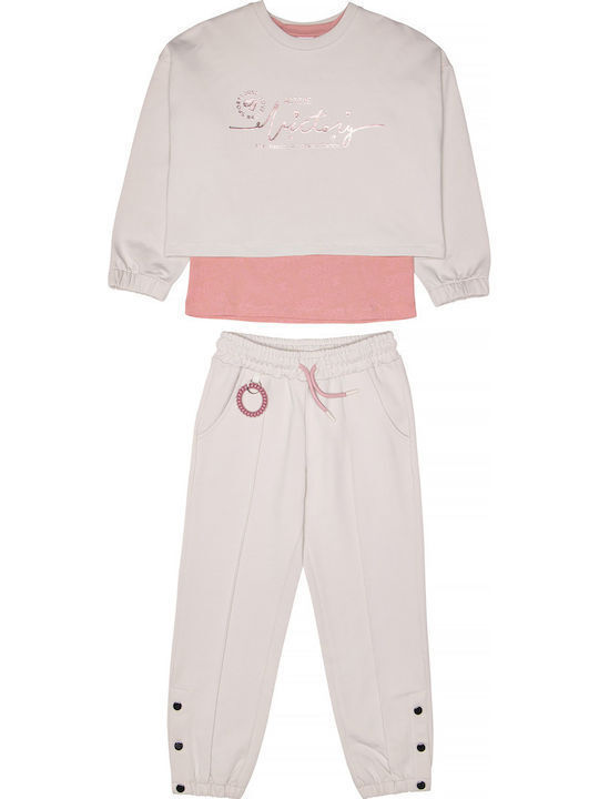 Kinder Sweatpants Set - Jogginganzug Ivory 3Stück