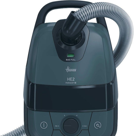 Hoover HE210H 011 Ηλεκτρική Σκούπα 850W με Σακούλα 3.5lt Μαύρη