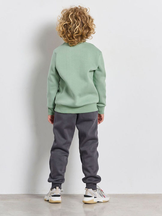 Kids Sweatpants Set Sage 2pcs
