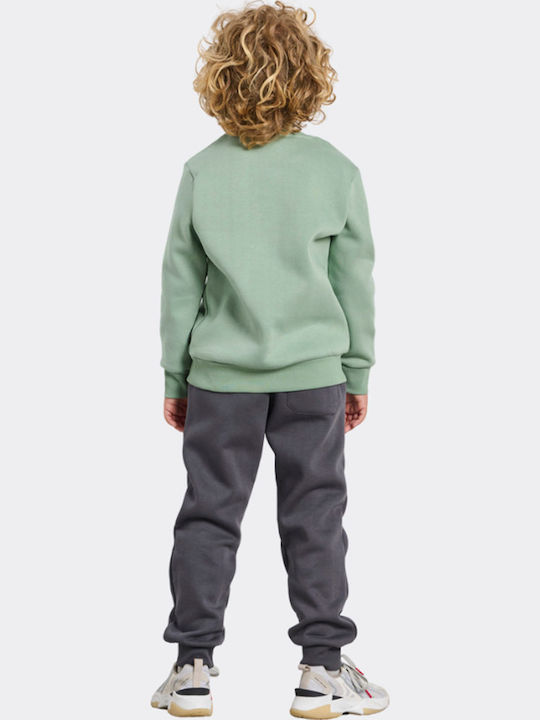 Kids Sweatpants Set Sage 2pcs