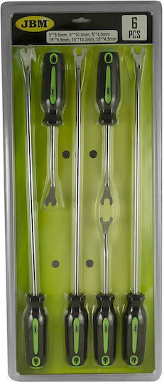 JBM Removal Tool 6pcs Set of Upholstery Clip Removal Levers