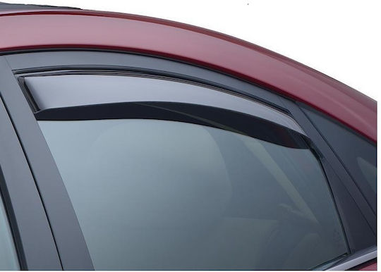 Gelly Plast Set of Windbreakers Rear Car for Citroen C3 2pcs