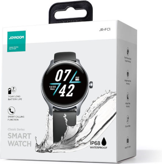 Joyroom JR-FC1 46mm Rezistent la apă Smartwatch (Light Grey)
