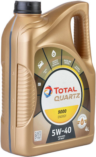Total Quartz Energy 9000 Autopflegeöl 5W-40 4Es