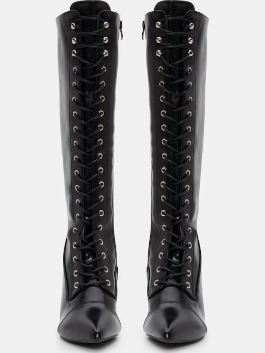 Women's Boots with Laces Black