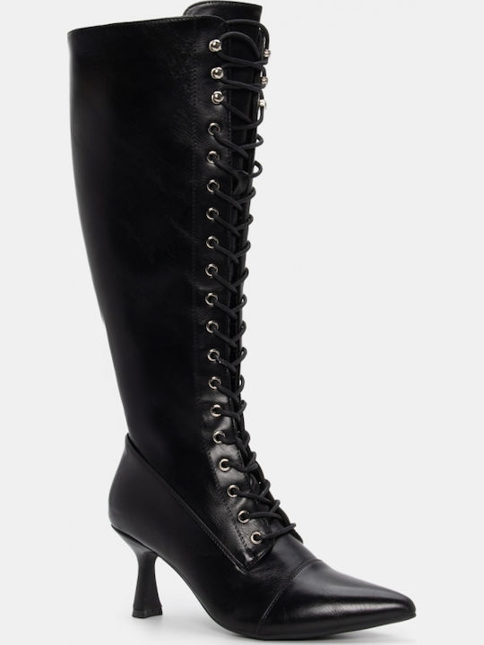 Women's Boots with Laces Black