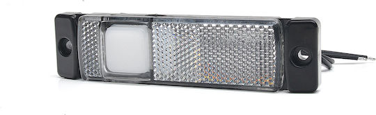 Led Position Light 1237 W45ns 12v-24v White Was