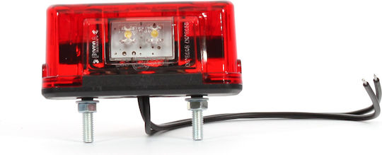 Lumină LED pentru Plăcuța de Înmatriculare Pozitia 245 W53 12v-24v Was
