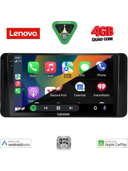 Lenovo Car Audio System for Skoda Kamiq 2018 (Bluetooth/USB/AUX/WiFi/GPS/Apple-Carplay/Android-Auto) with Touch Screen 10"