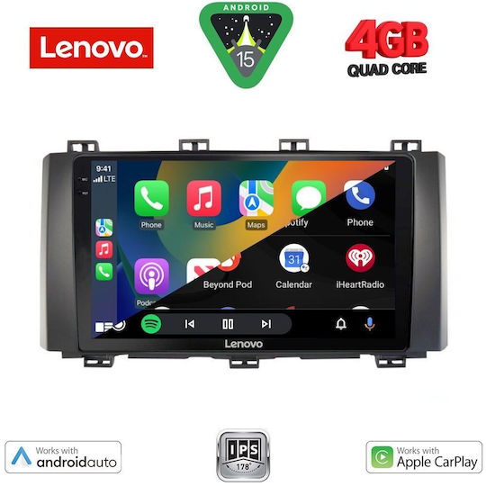 Lenovo Ηχοσύστημα Αυτοκινήτου για Seat Ateca 2017 (Bluetooth/USB/AUX/WiFi/GPS/Apple-Carplay/Android-Auto) με Οθόνη Αφής 9"