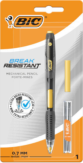 Bic Break Resistant Mechanical Pencil Eraser & Refill Leads Pack 1 Pencil +1 Eraser +6 Leads