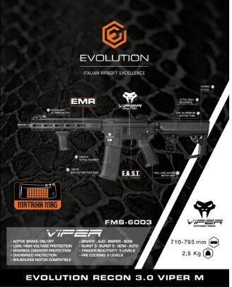 Evolution Αεροβόλο Airsoft Recon 3.0 Viper M 6mm